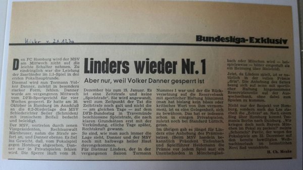 Linders_Zeitungsausschnitte